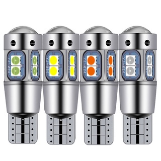 หลอดไฟท้ายรถยนต์ 12-24v Canbus LED 3030 10SMD T10 W5W 194 LED 12V 2 ชิ้น