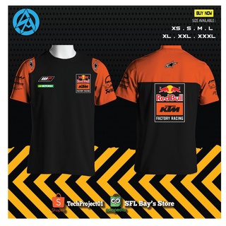 ใหม่ เสื้อยืด พิมพ์ลายทีมแข่งรถ KTM MotoGP คุณภาพดี 2021