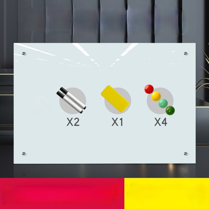 กระดานไวท์บอร์ดกระจกนิรภัย | กระดานเขียน | กระดานมาร์คเกอร์ / กระจกนิรภัยไวท์บอร์ดแขวนครัวเรือนแม่เหล็กกระดานดํากระดานเขียนหมายเหตุกระดานวาดภาพลบได้การเรียนการสอน
