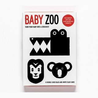 แฟลชการ์ดสีขาว-ดำ (Baby Zoo Black and White Flash Cards)#kidsociety#mudpuppythailand#ของเล่นเสริมพัฒนาการ