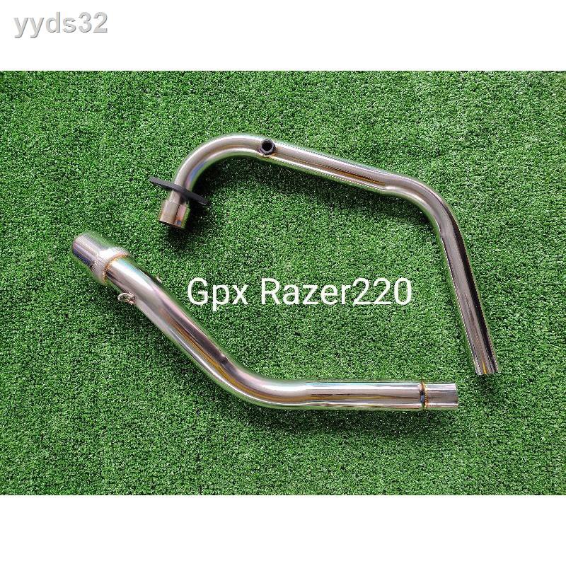 ✑❂คอท่อ-gpx razer(เรเซอร์)220cc สแตนเลสแท้