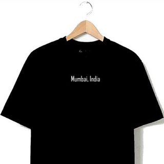 MUMBAI INDIA Printed t shirt unisex 100% cotton