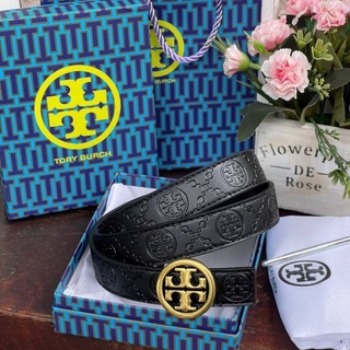 ส่งฟรี 💥 เข็มขัดผู้หญิง Tory burch แท้💯 สีดำ ใช้ได้2ด้าน แฟชั่น สวยเก๋