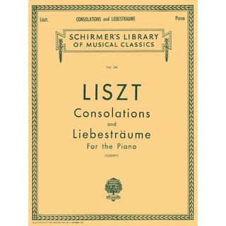 Liszt: Consolations and Liebestraume (Piano Solo) #HL 50254420