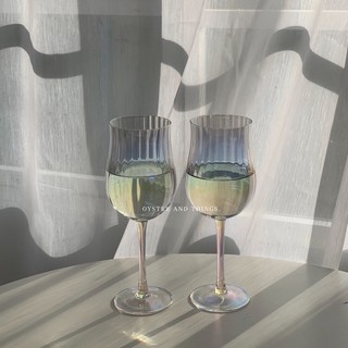 Simple Wine Glass มีสองสี clear / Hologram | Oyster &amp; Things. แก้วไวน์มาใหม่