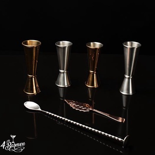 จิ้กเกอร์ตวงแบบญึ่ปุ่น แสตนเลส ขนาด 2 OZ (มี2สี) THE 4 BARMEN