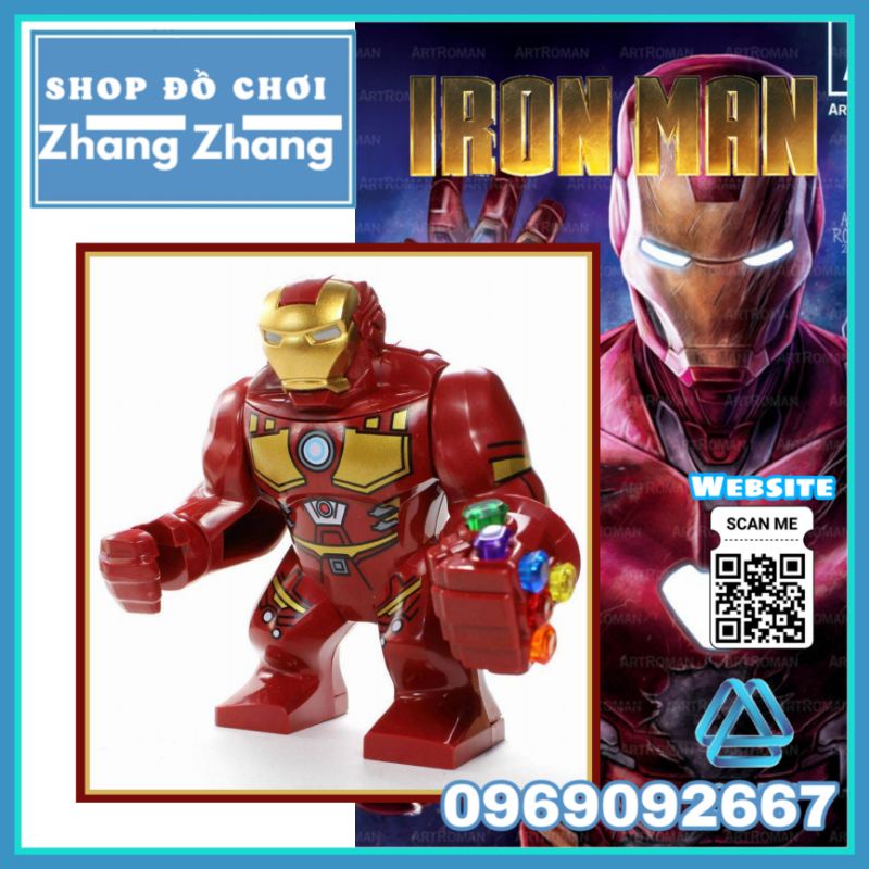 Iron Man Infinity 6 Stone BigFigures Minifigures PRCK GD208