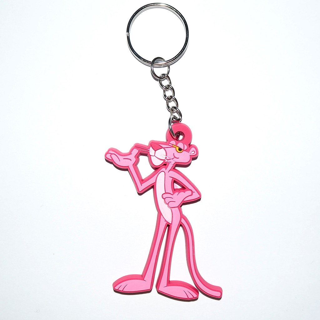 พวงกุญแจยาง Pink Panther