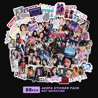 สติ๊กเกอร์ Sticker KPOP 80-105 ใบ/ถุง ขนาด 2-7cm รูปภาพอัลบั้ม: ไอฟ์ IVE | เคปเลอร์ Kep1er:FIRST IMPACT | AESPA | ITZY