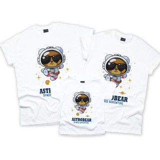 A63 ASTROBEAR SPACE ADVENTURE  เสื้อครอบครัว เสื้อทีม ราคาถูก ผ้าใส่สบาย มีครบทุกไซด์ (ผ้า TC)