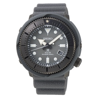 Karnvera Shop นาฬิกาข้อมือผู้ชาย Seiko Prospex Solar Men Divers 200M Watch Gray Dial  SNE537P1