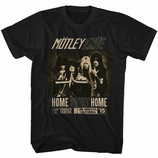 เสื้อยืด ผ้าฝ้าย พิมพ์ลาย Motley Crue Casa Dolce Casa American Clici สไตล์คลาสสิก สําหรับผู้ชายSize S-5XL