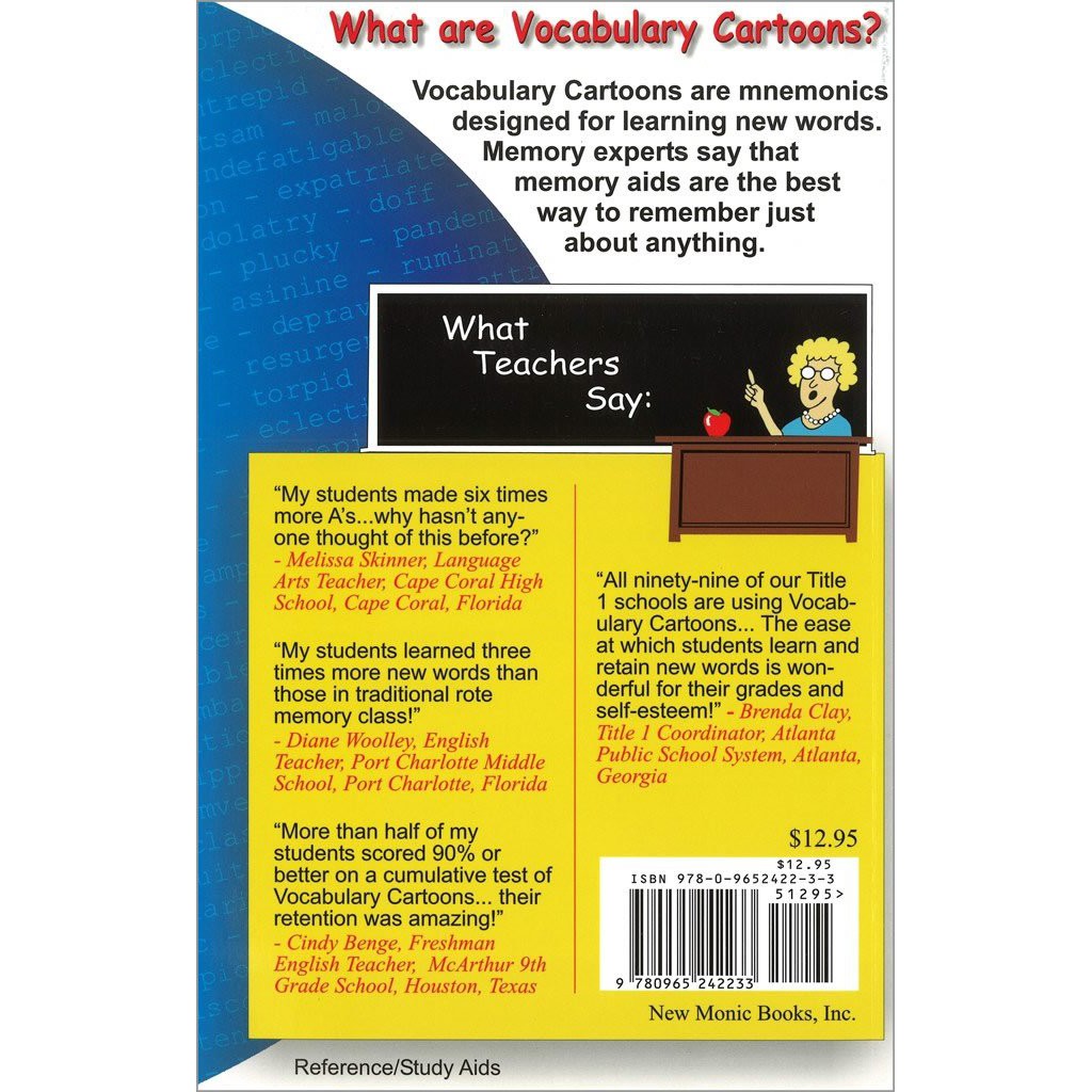 Vocabulary Cartoons : SAT Word Power (4th Revised Updated) [Paperback]  หนังสือภาษาอังกฤษมือ1 (ใหม่) พร้อมส่ง | Shopee Thailand