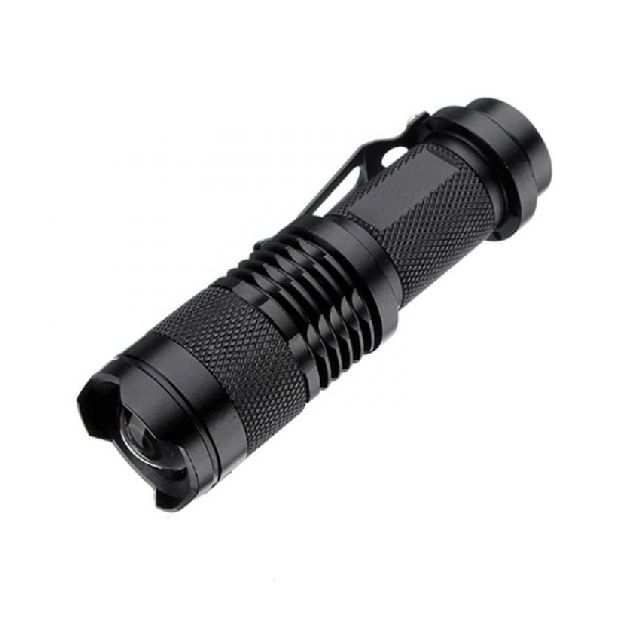 ไฟฉาย UltraFire 7W 300LM CREE Q5 LED ( ใช้ถ่าน AA 1 ก้อน )