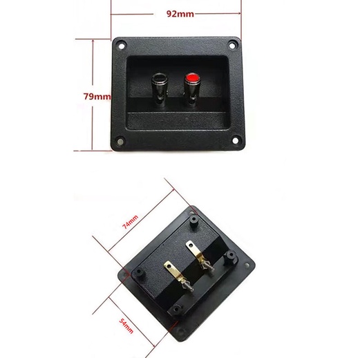 แท๊ปลำโพง2P แท็บลำโพง ขนาด 56*49mm 75*49mm 92*79mm
