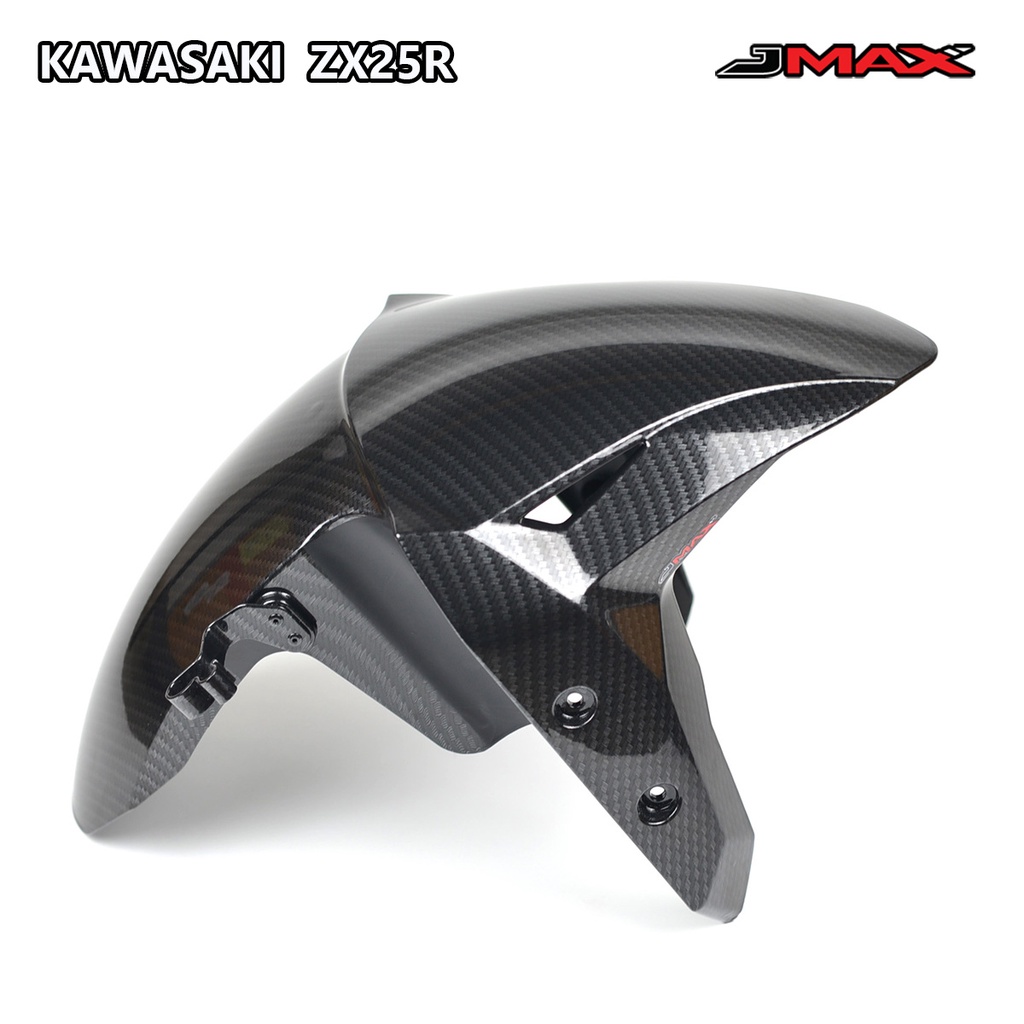 บังโคลนหน้า ตรงรุ่น KAWASAKI ZX25R ZX25 ลายฟิล์มคาร์บอน 6D