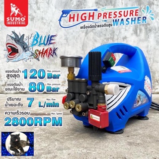 เครื่องอัดฉีดน้ำแรงดันสูง รุ่น Blue shark SUMO