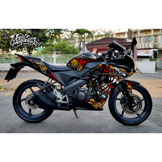 สติ๊กเกอร์ Full Body Honda Cbr 150 ตัวก่อนโมเดลใหม่ ลายยักษ์ไทยดัดฟัน