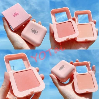 YOTAI ❤️LAMEILA❤️ บลัชออน บลัชออนโทนส้ม บรัชออนทาแก้ม ชมพูพีช ส้มพีช เนื้อดี สีสวย ติดทน Blusher
