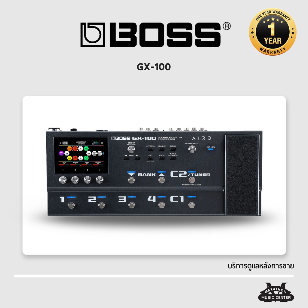 มัลติเอฟเฟค Boss GX100 เอฟเฟคบอส