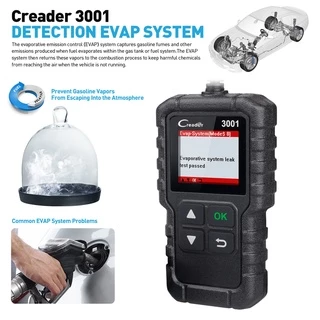 [สินค้าพร้อมส่ง] เครื่องสแกนเนอร์อ่านโค้ดอัตโนมัติ X431 CR3001 OBD2 OBDII obd 2 Creader 3001 PK ELM327 AD310