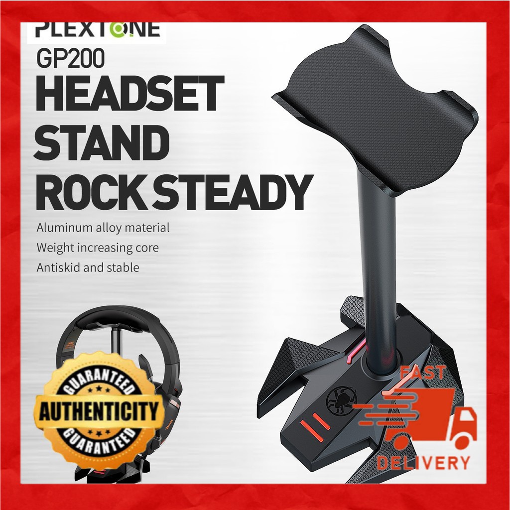 ใหม่ Plextone GP200 ชุดหูฟังสําหรับเล่นเกมขาตั้ง/ขาตั้งหูฟัง Bracket อลูมิเนียม Rod Rock Holder สําห