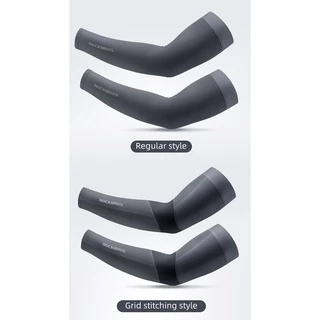 ROCKBROS ปลอกแขนกันแดด UPF50+ ระบายอากาศดี ใส่สบาย ป้องกัน UV สำหรับจักรยาน ตกปลา และกีฬากลางแจ้ง