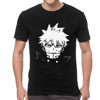 ขายดี เสื้อยืดแขนสั้น พิมพ์ลายกราฟฟิคอนิเมะ Hero My Academia Katsuki Bakugou ของขวัญ สําหรับผู้ชาย Idea DDfdep76COkdcg38