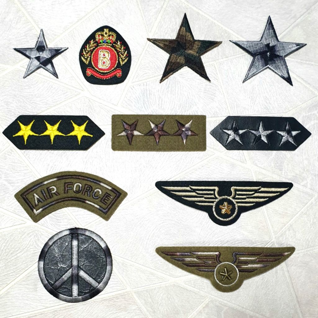 Iron On Patch/ Applique,สัญลักษณ์/ป้าย/ทหาร