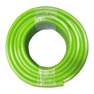 Watering hose PVC FIBER GLASS HOSE SPRING 5/8"X10M GREEN Watering equipment Garden decoration accessories สายยางรดน้ำ สา