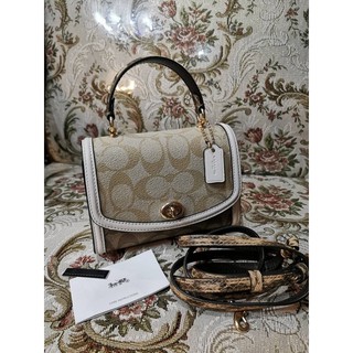 coach sling signature bag แท้100%