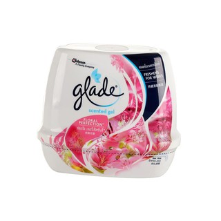 Air freshener AIR FRESHENER GEL GLADE SCENTED 180G FLORAL PERFECTION Air freshener desiccant Home use น้ำหอมปรับอากาศ เจ