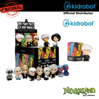 (KIDROBOT) กล่องสุ่ม !!! Andy Warhol 3" Many Faces of Andy Vinyl Art Mini Series Blindbox Figures Random!!