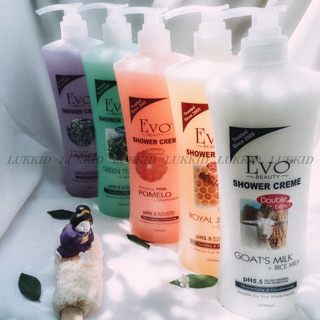 EVO : SHOWER CREAM สบู่เหลวอาบน้ำหลากหลายกลิ่น