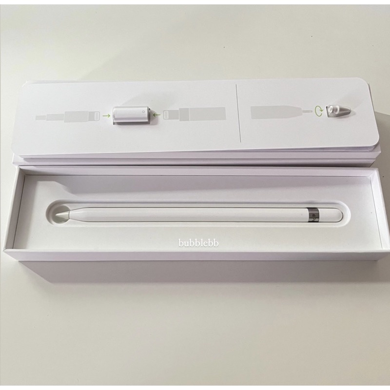 ส่งต่อ Apple Pencil gen1 ของแท้สภาพเหมือนใหม่ อุปกรณ์ครบกล่อง (มือสอง)