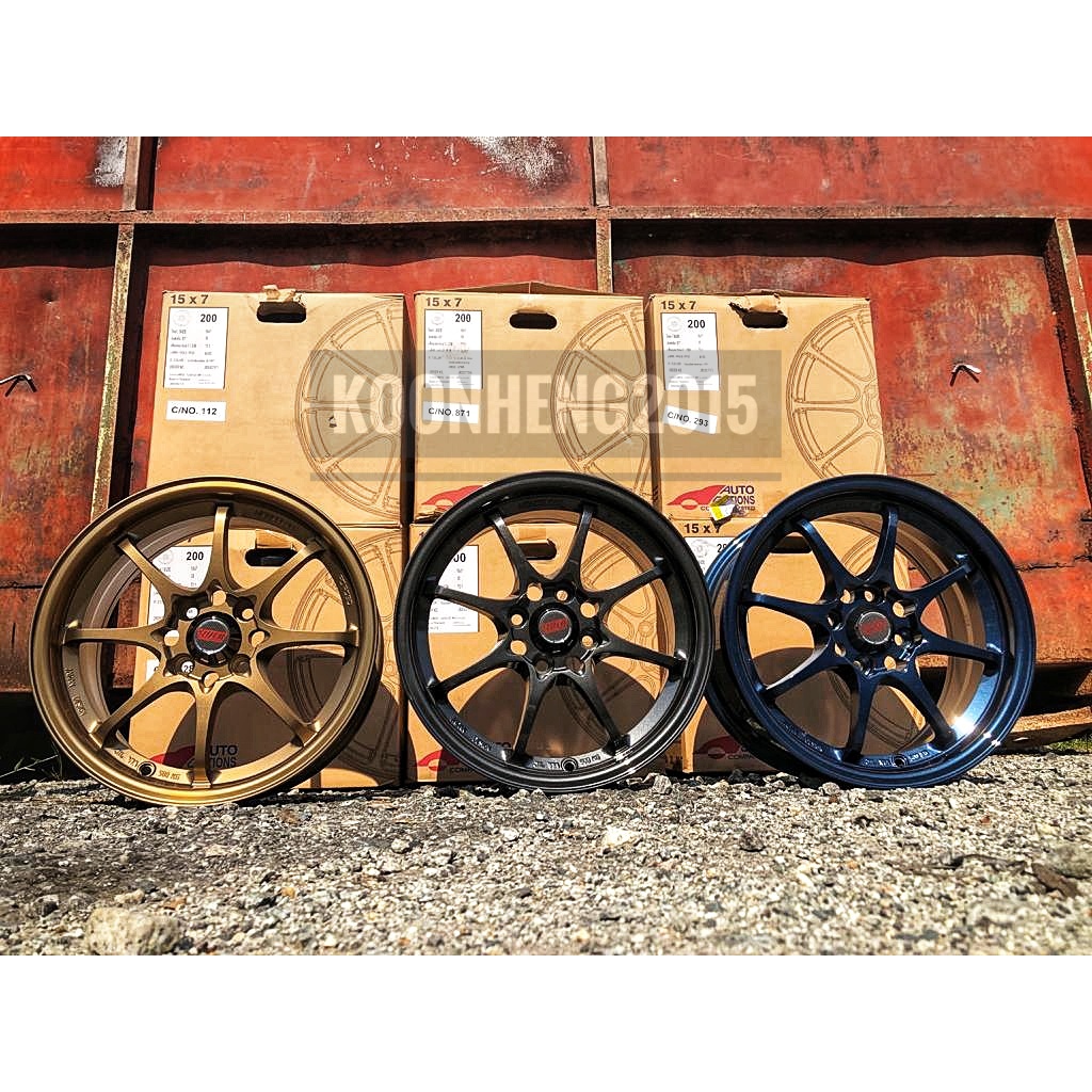 อัตโนมัติ ตัวเลือก CE28 ขอบสปอร์ต 15x7J 4x100 ET35 CB73.1 -