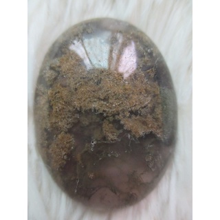 หินแท้ หินธรรมชาติ หินมอสอเกต Moss Agate  ใช้ทำเครื่องประดับ เช่น จี้