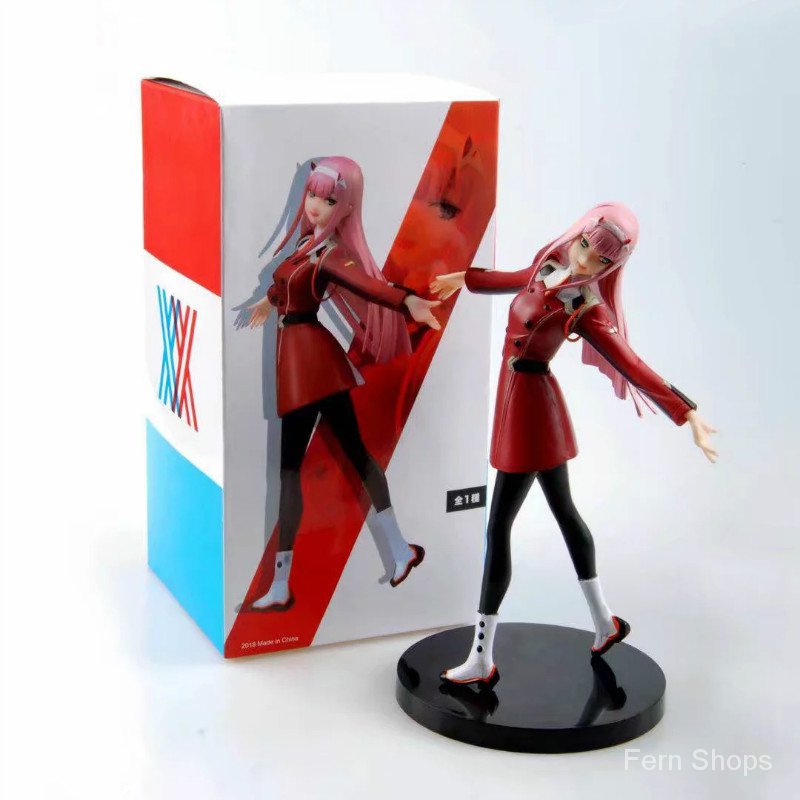 Anime DARLING in the FRANXX Figure Toy Zero Two 02 PVC Action Figure Collection Model Toys Xmas Gifts 21cm 8SJJ