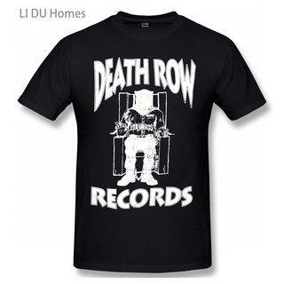เสื้อยืดวินเทจเสื้อยืด พิมพ์ลายโลโก้ Death Row Records สีขาว สไตล์คลาสสิก ไม่ซ้ําใคร เหมาะกับของขวัญหน้าร้อน สําหรับผู้ช