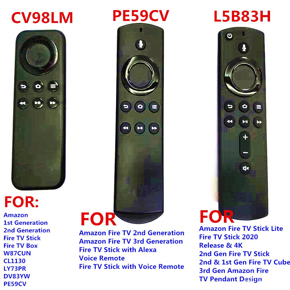 CV98LM PE59CV L5B83H รีโมทสําหรับ 1 Fire TV stick 4k กล่อง 2nd-gen Fire TV 3rd Gen 1 Fire TV DR49WK 