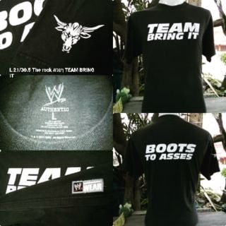 เสื้อThe rock Team bring it สกรีนเท่ห์ๆ เด็ด สวยๆ โดนๆ คัดเด็ดๆมาราคาถูกๆ