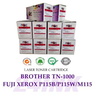 ตลับหมึกเทียบเท่ายี่ห้อ 24INK รุ่น (BROTHER) TN-1000 /FUJI XEROX P115B, P115W, M115 (Black)