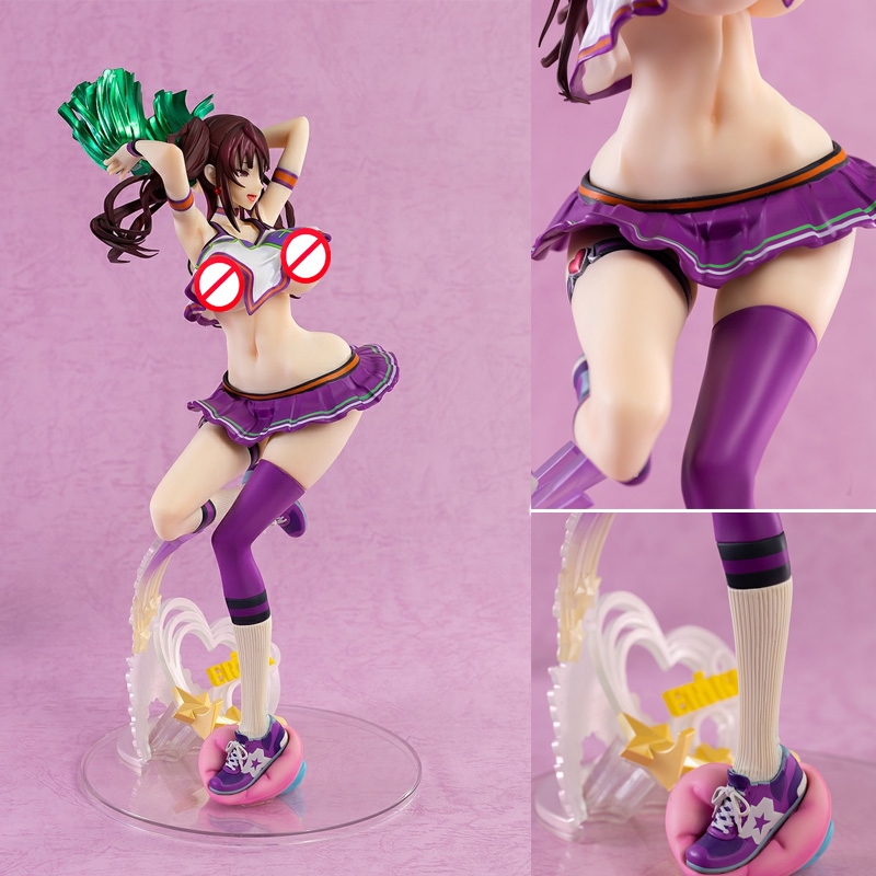 27cm Anime Figure Native Rocket Boy Raita Original Kuramoto Erika Sexy Girl Cheerleader Ver. Magical