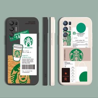 เคสโทรศัพท์มือถือแบบนิ่ม ลาย Starbucks สําหรับ OPPO A17 A17K Reno7 Reno8 4G Reno6 Z 5G Reno 5 Pro 4 3 Reno2 Z F A95 5G A76 A96 A57 A77