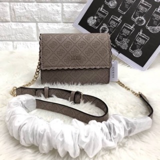 💯 New arrival !!! GUESS Rayna Mini Faux Crossbody Bag 2018🍭