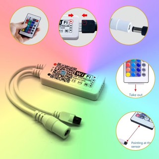 Mini Wi-Fi-IR 24Keys RGB LED Controller