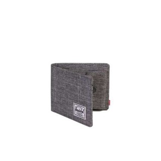 กระเป๋าสตางค์ Herschel Supply Roy Coin Wallet - Raven Crosshatch with RFID Blocking