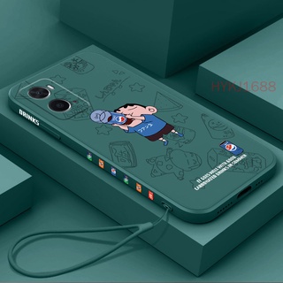 เคส OPPO A96 A76 A16 A16K A16E เคสคู่ tpu ซิลิโคนเหลว LBXX ขอบตรง นิ่ม