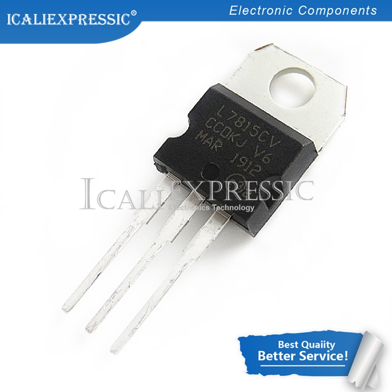 10pcs L7815CV TO220 L7815 TO-220 7815 LM7815 MC7815 IC ใหม่และต้นฉบับในสต็อก