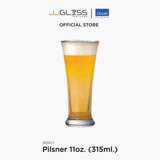 JJGLASS - (Ocean) B05011 Pilsner [1กล่อง(6ใบ)] - แก้วพลิชเนอร์ เนื้อใส เหมาะสำหรับใส่เครื่องดื่มเย็นหรือสมูทตี้